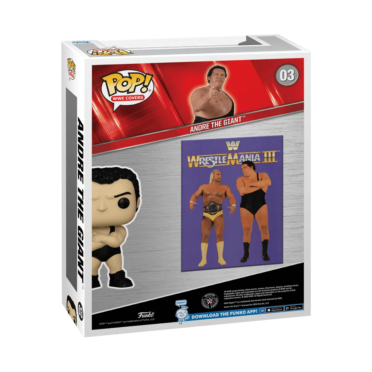 WWE - Hulk vs Andre - Andre the Giant US Exclusive Pop! Cover [RS] - Image 3