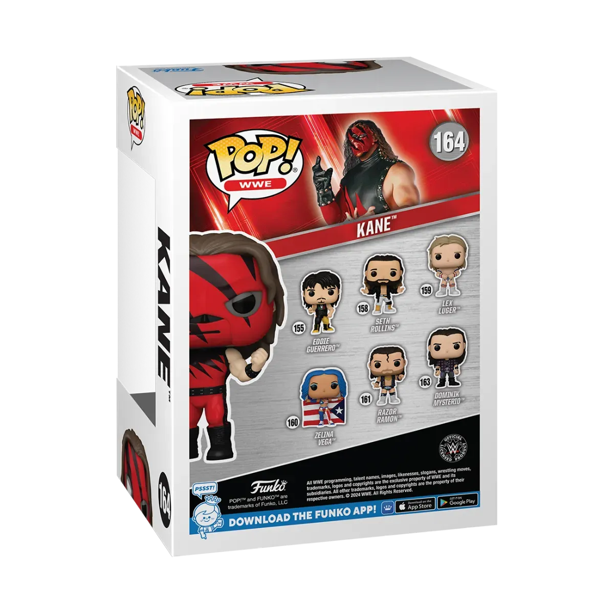 WWE - Kane US Exclusive Pop! Vinyl with Enamel Pin [RS] - Image 4