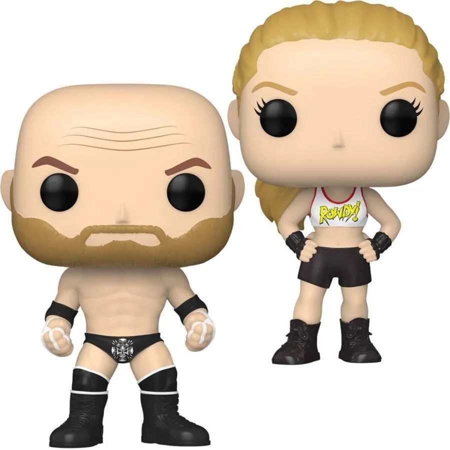 WWE - Rhonda Rousey & Triple H Pop! 2-Pack - Image 2