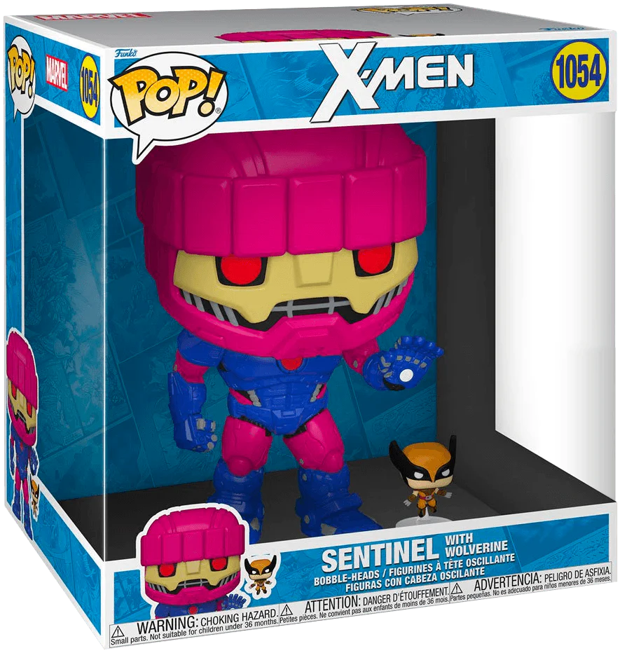 X-Men (comics) - Sentinel with Wolverine 10" (with chase) Pop! Vinyl